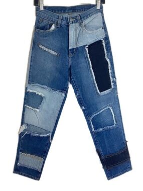 Carmar Marietta Juine Patchwork High Rise Jeans 24
